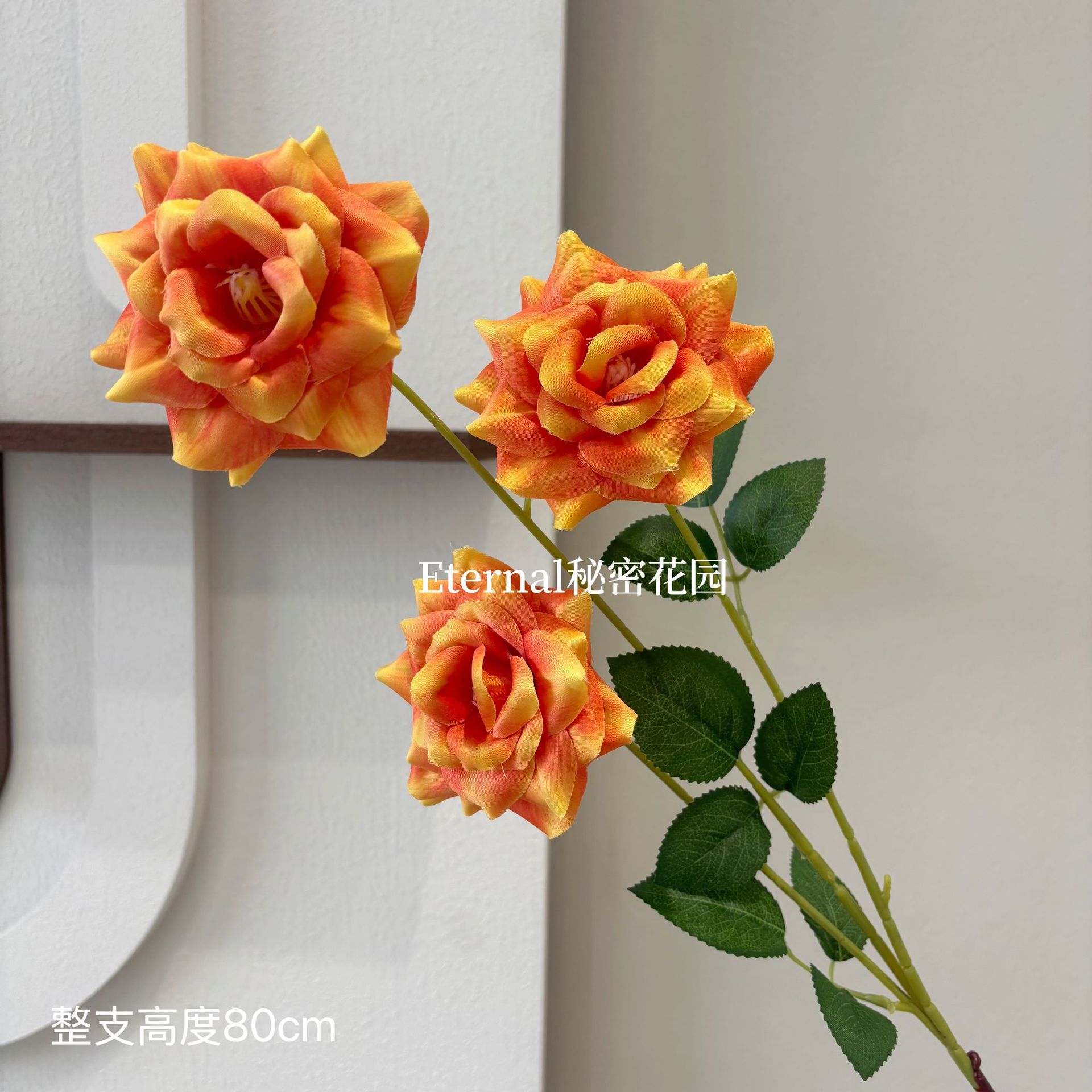 yellow red artificial flower matching bright orange autumn outdoor wedding home wedding hall fake flower silk flower wholesale Application Scenario