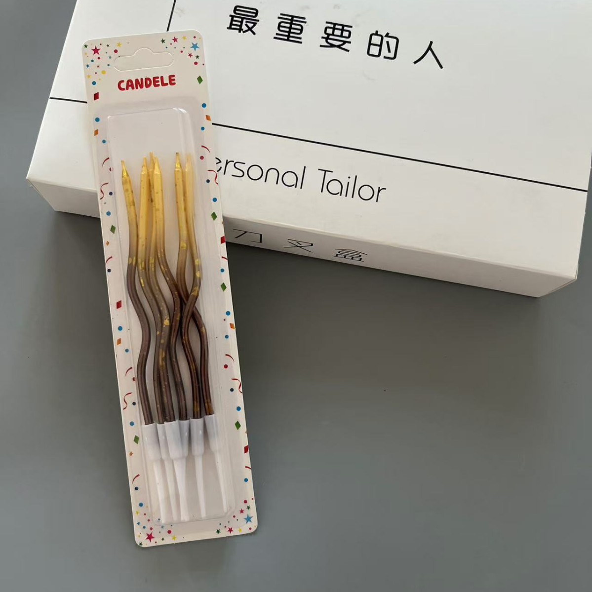 birthday flash curve candle decoration cake thread bending creative trending plug-in birthday cake decoration Item Picture