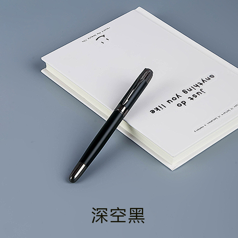 factory direct sales metal office business pen student writing practice pen advertising gift pen gel pen signature pen full figure