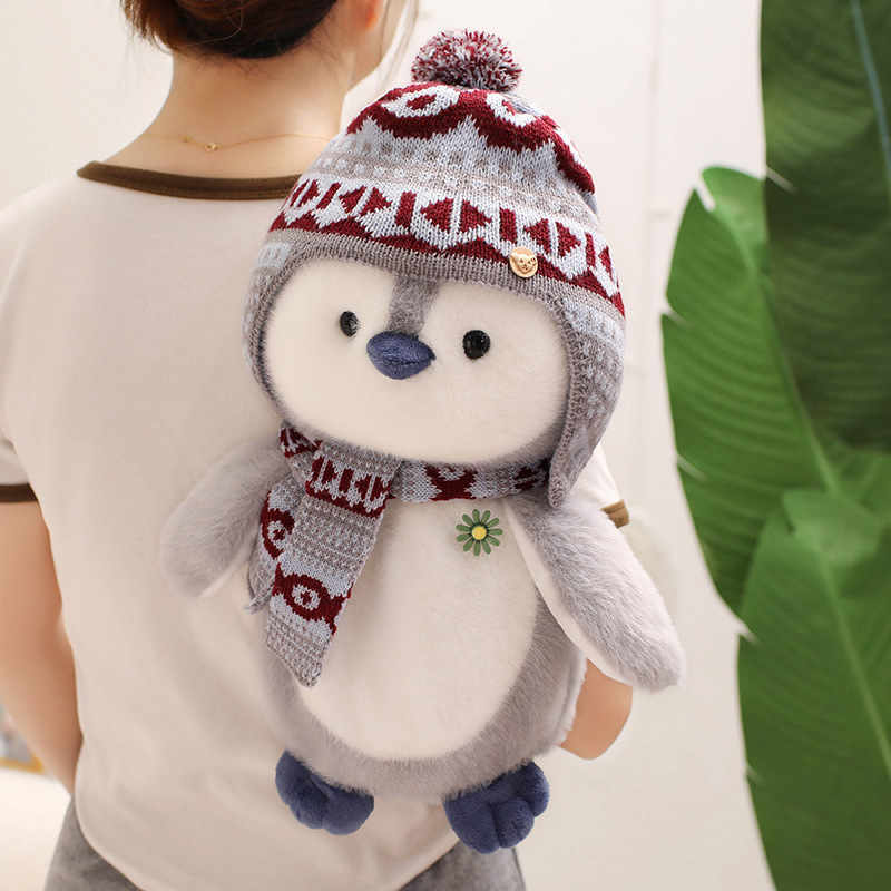 spot goods hayao no. 6 factory penguin doll harbin penguin doll pillow polar park cultural and creative tourism souvenir Application Scenario