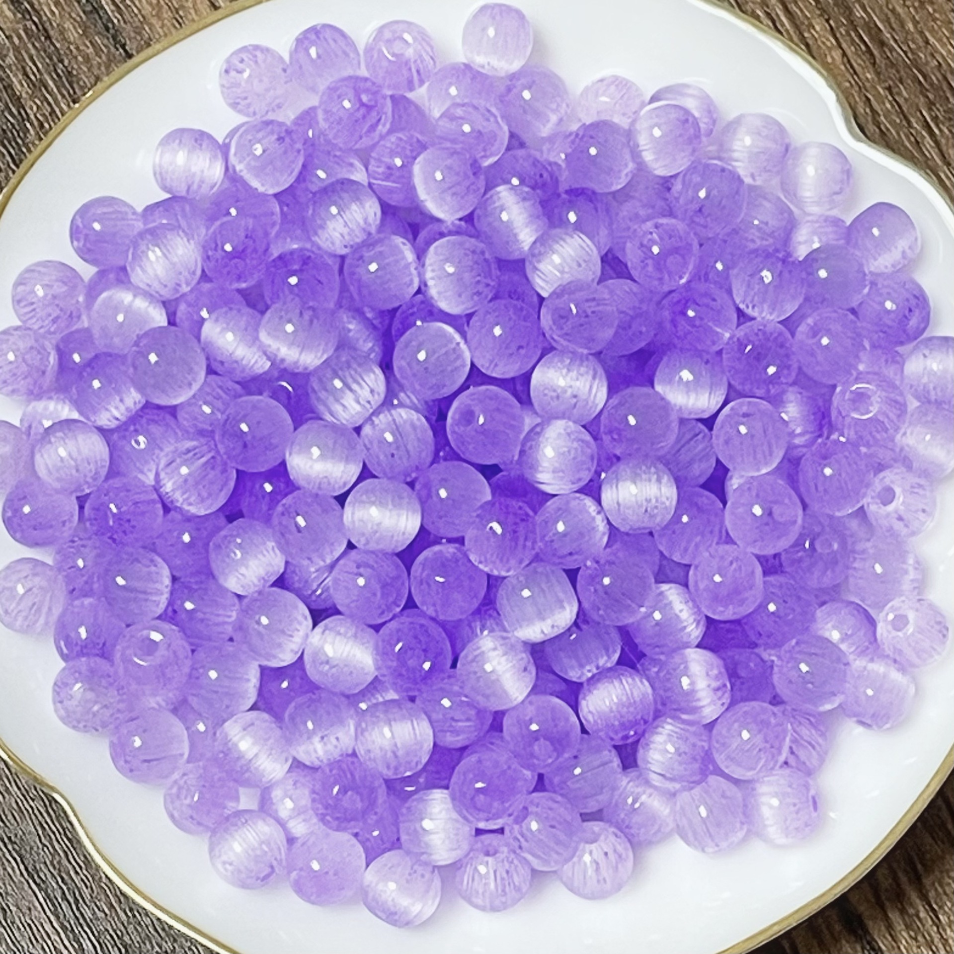 6mm super excellent  eye bead straight hole round beads glass beads handmade diy beaded necklace bracelet mobile phone charm scattered beads full figure