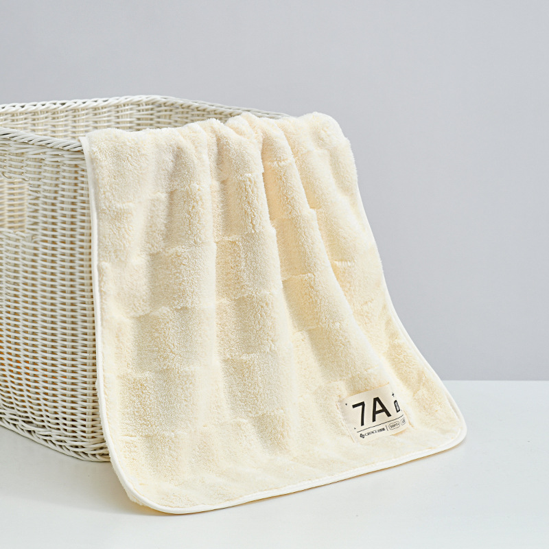 grace 7a antibacterial coral fleece towel soft absorbent household face towel face cloth grace 240356 Specification drawing