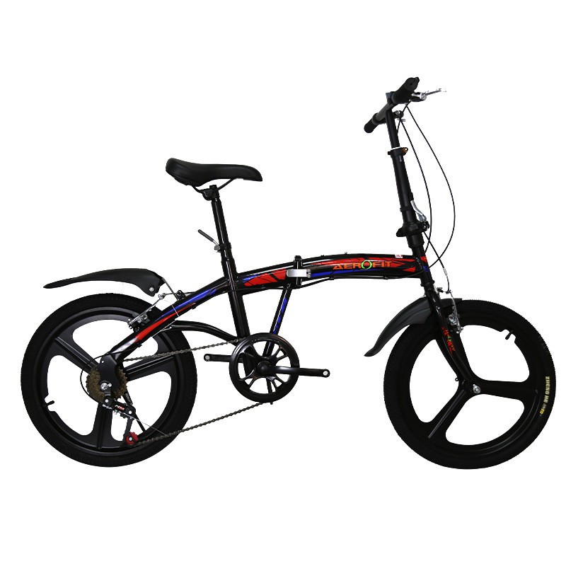 20-inch folding bicycle folding geared bicycle suitable for bmw benz 4s store gift car custom logo bicycle Specification drawing