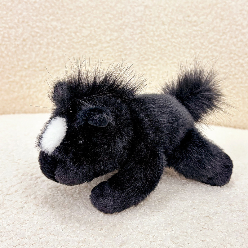 very baby fragrant sanzi animal doll cute panda plush toy coati doll palm table companion Specification drawing