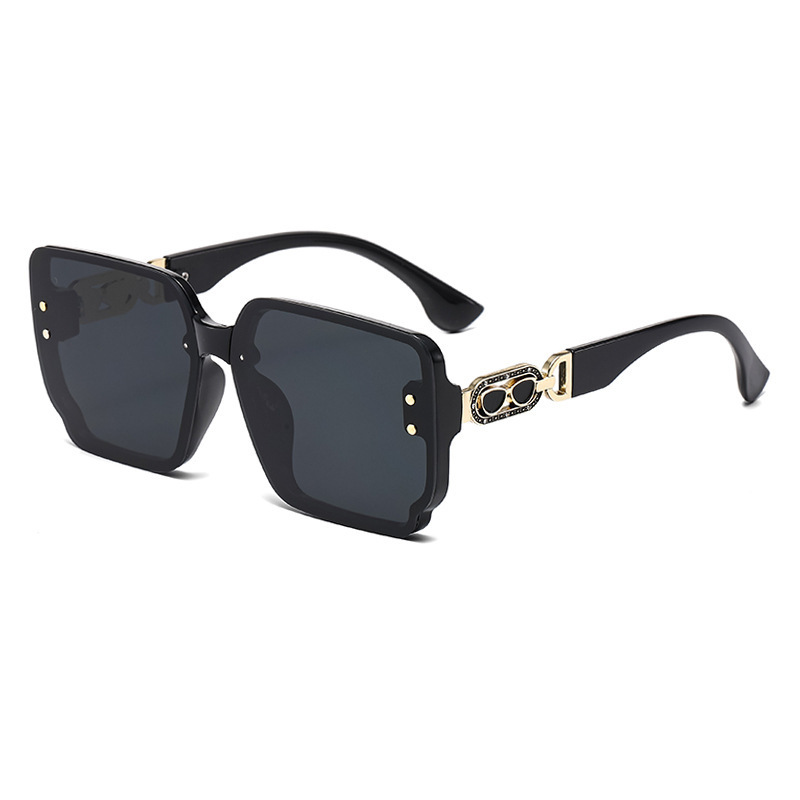 new sunglasses women's high-grade internet hot europe and america cross border sunglasses square large frame women's glasses high-grade Specification drawing