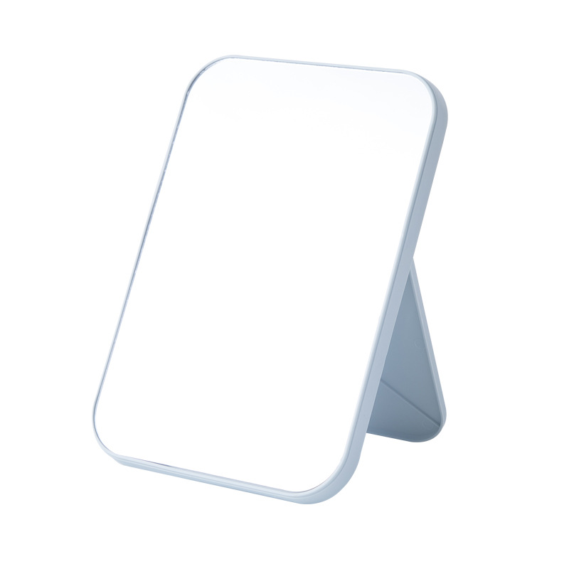 hd makeup mirror desktop simple cosmetic mirror square princess mirror simple foldable and portable cosmetic mirror Item Picture