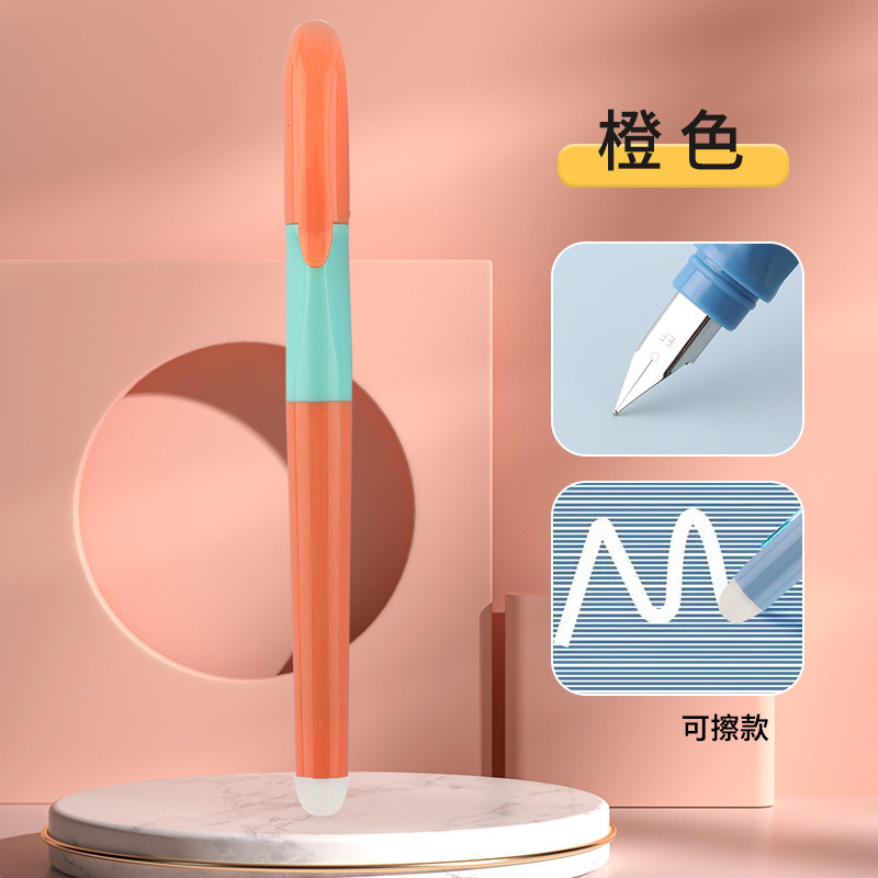 new student excellent holding pen positive posture pen beginner essential pupil's bag tip calligraphy practice pen replaceable ink full figure