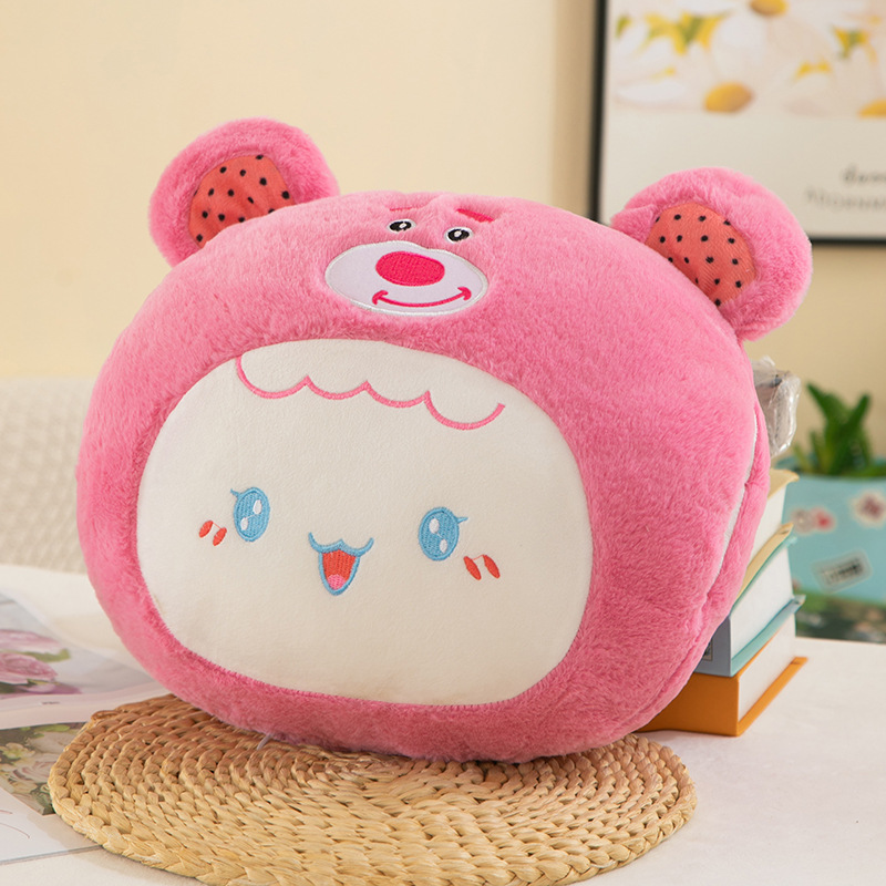 cross-border winter hand warmer pillow girls' office intervention plush toy clow m melody heating pad face pillow Item Picture