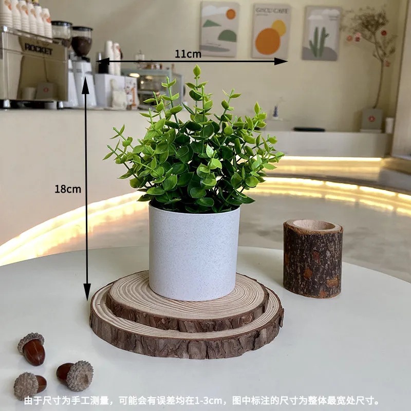 artificial flower artificial bonsai artificial flower office desk surface panel decoration living room nordic light luxury ins ornament photo props details Picture