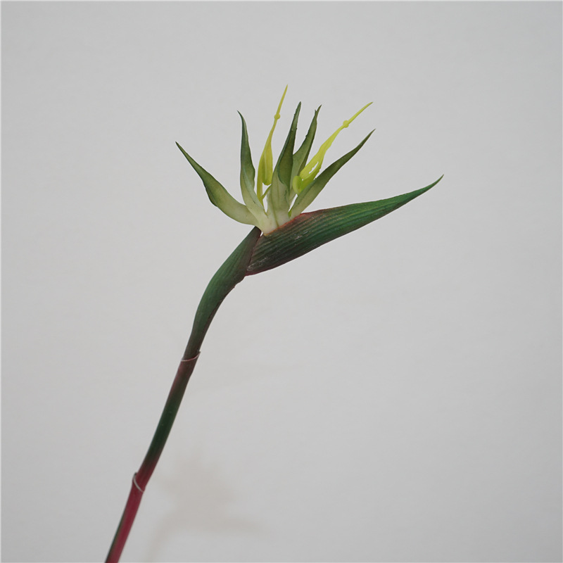 bird of paradise high quality hand feeling artificial flower home decoration sample room decoration photography props plastic fake flower wholesale details Picture