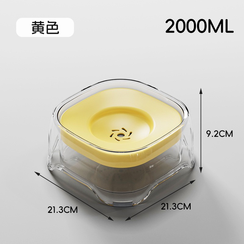 new dog slow food bowl dog bowl floating bowl pet anti-tumble keep dry mouth bowl small and medium dogs rice bowl wholesale full figure