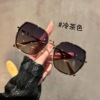 new large frame polarized sunglasses for women suitable for square and round face sunglasses show small face high-end sense full figure