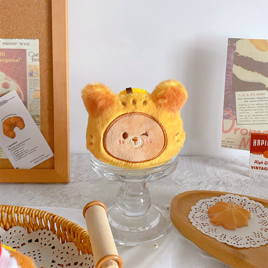 original bear cake plush doll hanger baking dessert doll children's birthday gifts wedding tossing doll full figure