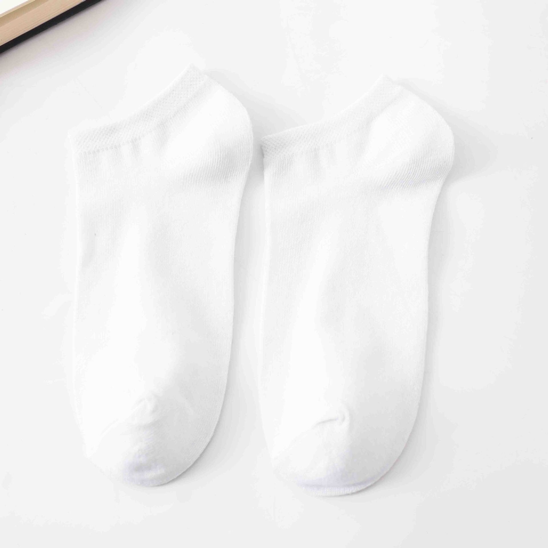 four seasons men and women black white gray pure color low-cut liners socks low top invisible socks men's socks zhuji socks disposable socks full figure