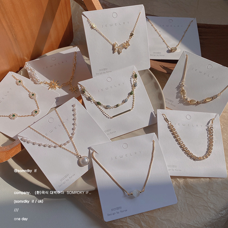 south korea vintage pearl bracelet female ins style high sense niche titanium steel bracelet couple bracelet hand jewelry wholesale Application Scenario