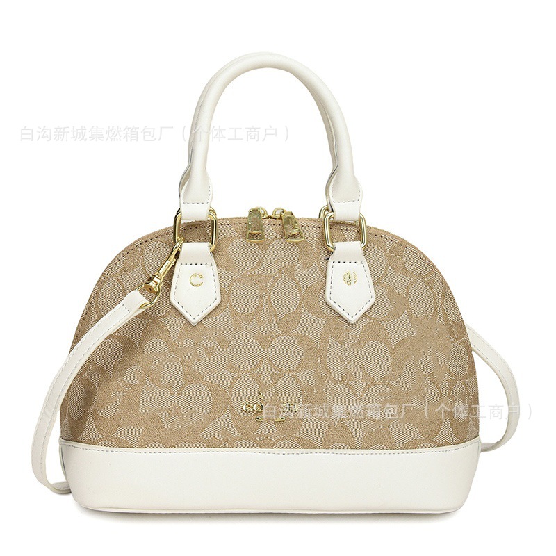 2025 new european american fashion floral print handbag commuter large capacity shell bag shoulder women's corssbody bag bags full figure