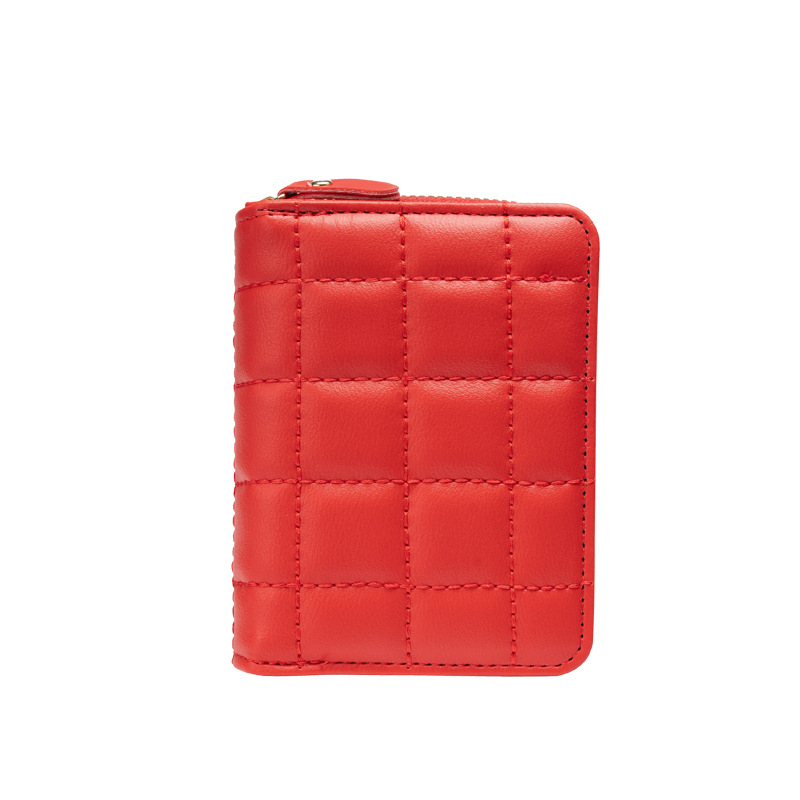 cross-border hot selling women's wallet wallet fashion embroidery short small zip wallet multi-card-slot coin purse wallet Item Picture
