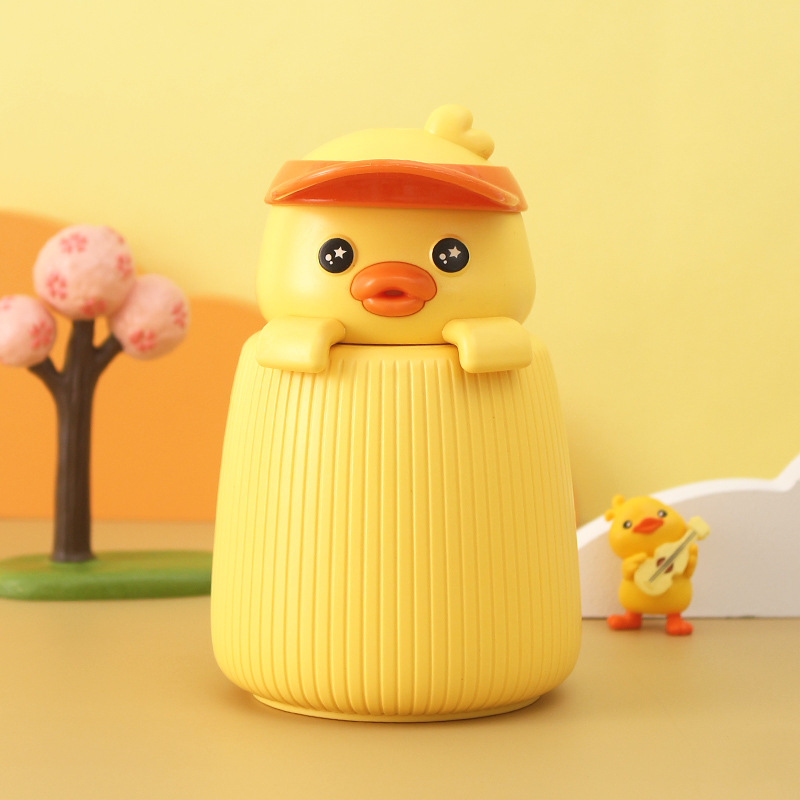 strict selection cartoon mini desktop humidifier cute little yellow duck heavy fog water replenishing instrument home dormitory car usb details Picture