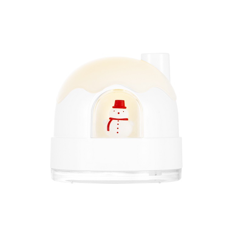 new snow house night light humidifier usb silent bedroom cute desktop air mini hydrating domestic humidifier Application Scenario