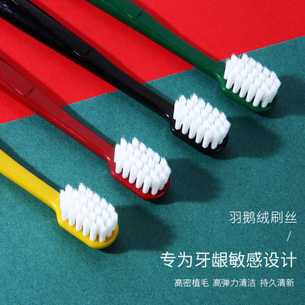 wangenmao toothbrush soft hair super soft couple pregnant woman confinement special nano small head family pack household toothbrush Specification drawing