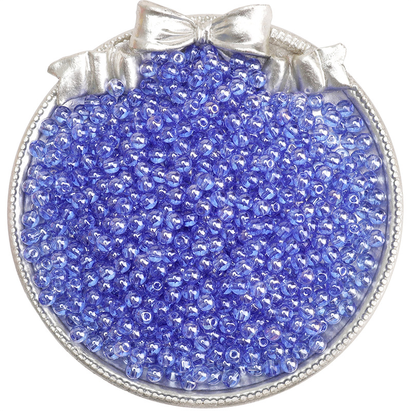 4mm high quality solid color round beads bead handmade diy bracelet necklace bracelet beads keychain pendant loose beads accessories Application Scenario