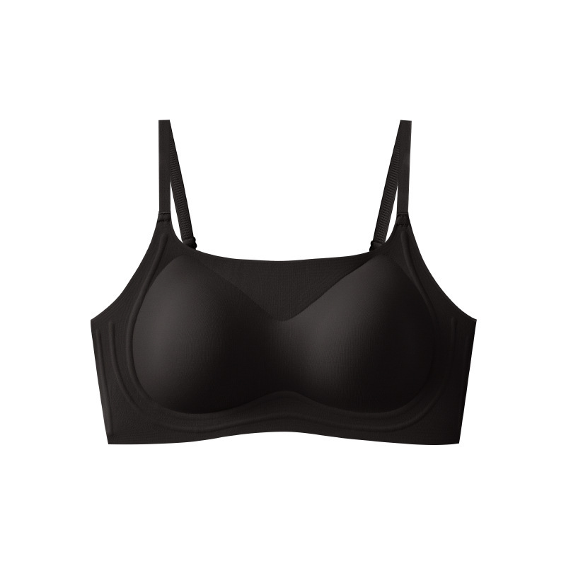 women's liquid foundation cartoon chest underwear small breast size exaggerating bra push up anti-slip breathable nude feel invisible bra Specification drawing