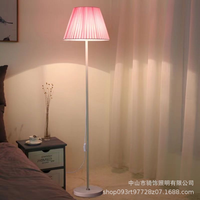nordic simple floor lamp bedroom sofa and bedside hotel net red eye protection vertical energy-saving modern simple floor lamp Specification drawing