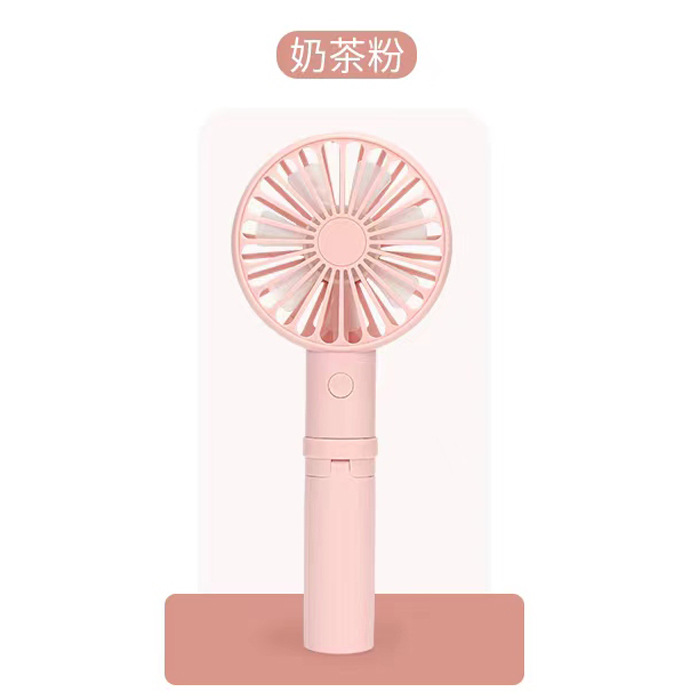 creative tripod handheld usb rechargeable fan three speed control portable folding little fan gift logo Application Scenario