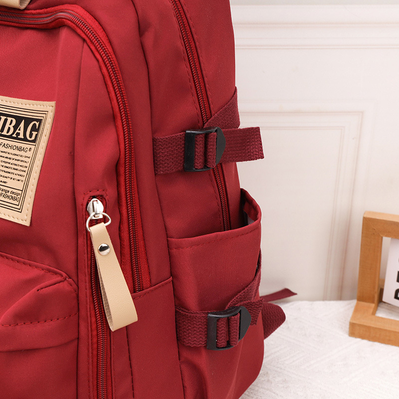 schoolbag female large capacity male high school junior high school student middle school students' backpack primary school student grade 4-6 college students' backpack details Picture