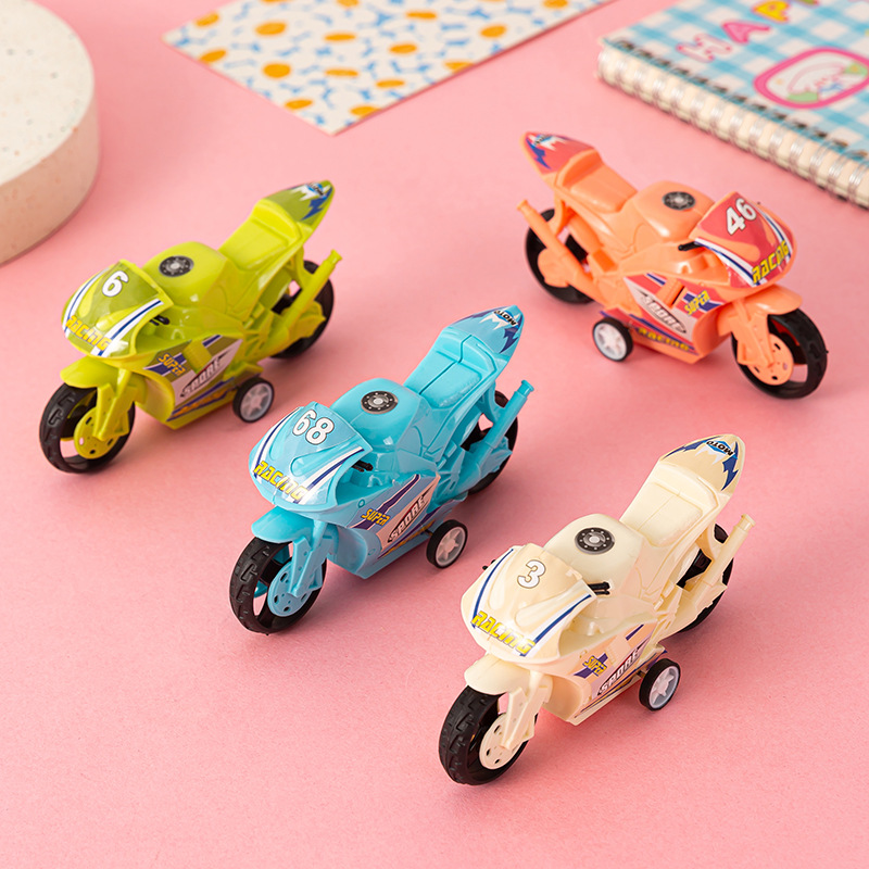 children's toy car mini sugar car simulation girl motorcycle stall supply wholesale pull back motorcycle Specification drawing
