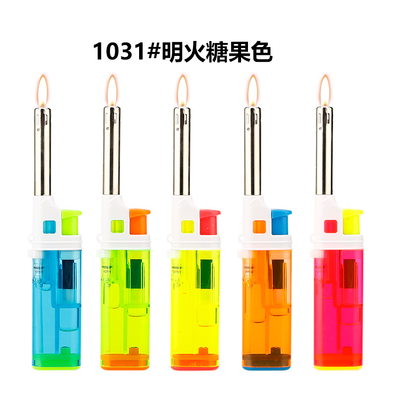 spot goods 918# burning torch electronic ignition gas stove natural gas kitchen lengthened pulse long mouth lighter open flame details Picture