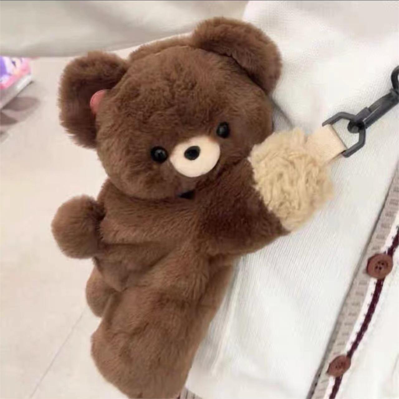 lesser panda lying bag plush doll crossbody bag 2024 new personalized backpack women's cute soft backpack Specification drawing