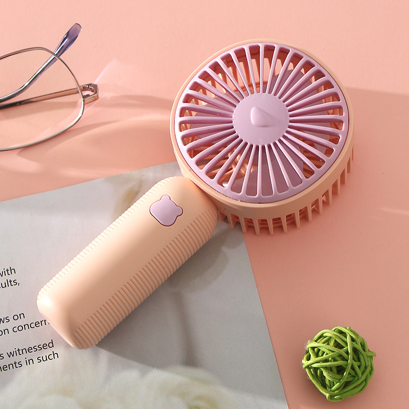 new summer cool free handheld fan mini usb charging portable desktop small electric fan details Picture