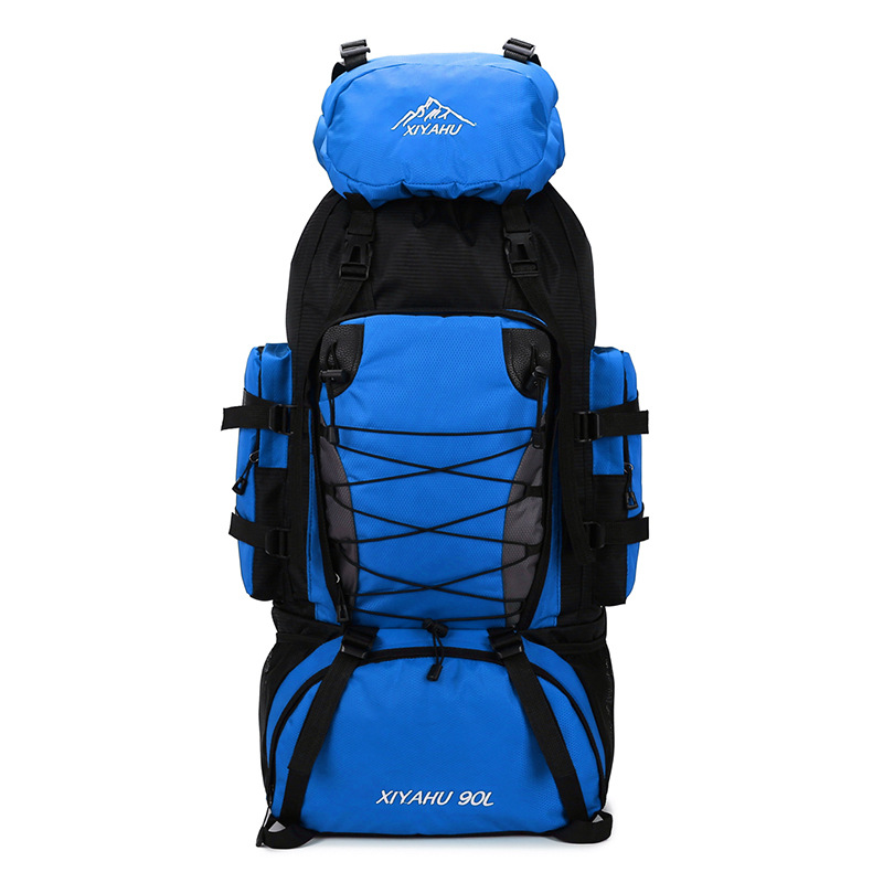 new outdoor 90l large capacity hiking backpack lightweight waterproof backpack men's leisure hiking camping bag full figure