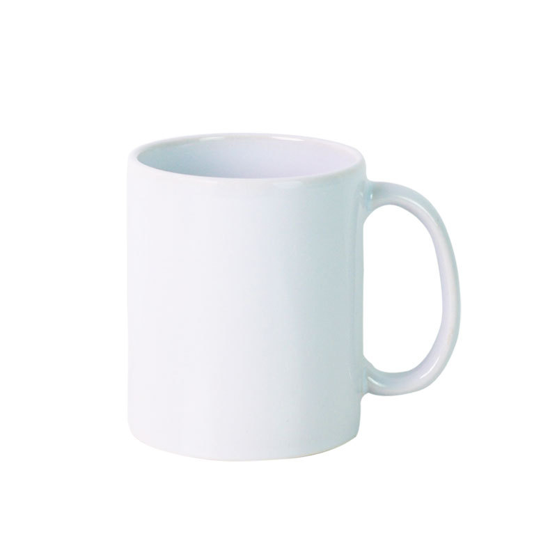 11oz blank mug spot color glaze ceramic cup sublimation coated cup advertising customized gift coffee cup Specification drawing