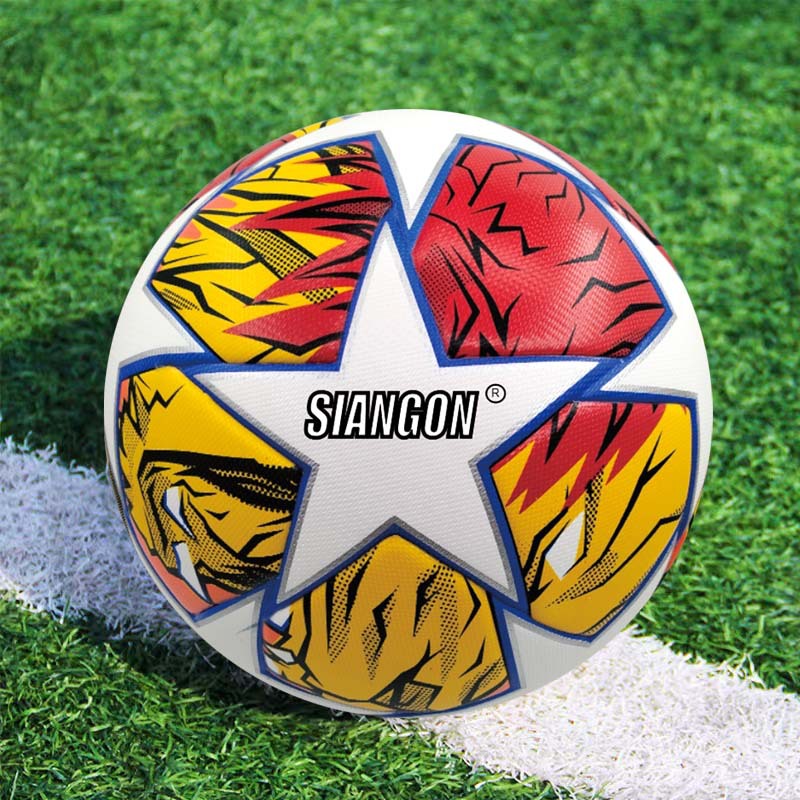 new no. 5 football world cup european cup american cup european cup same style leather pu adhesive no. 5 football wholesale set Specification drawing