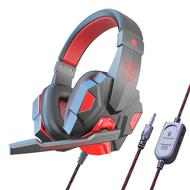exclusive for cross-border headset wired laptop computer special headset gaming electronic sports headset factory wholesale details Picture