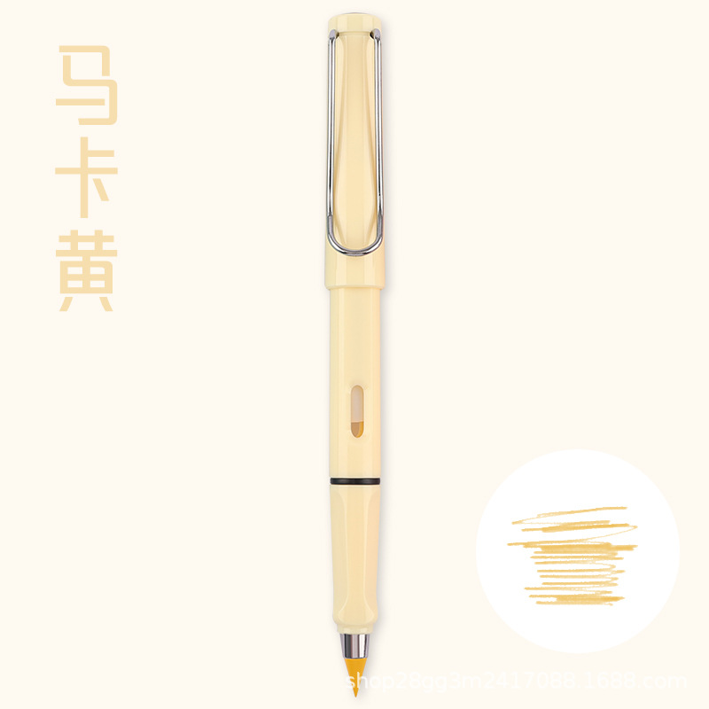 [color lead big pole] macaron color series student zhengzi eternal pencil kindergarten can't finish writing without blackening technology details Picture