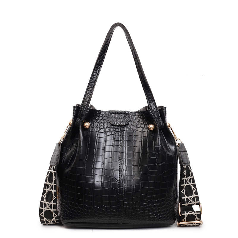 cross-border bag women's high sense versatile bucket bag summer 2025 new broadband shoulder messenger bag women's handbag full figure