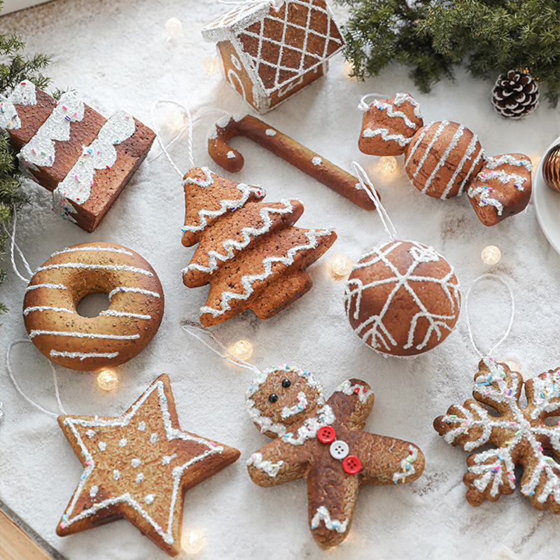 new cross-border christmas atmosphere decorative ornaments sticky powder snowflake five-pointed star christmas tree foam ornaments in stock full figure