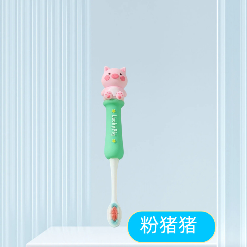 factory wholesale children's toothbrush soft fur cleaning high density toothbrush 3-12 years old cartoon panda pig coneys long household Application Scenario