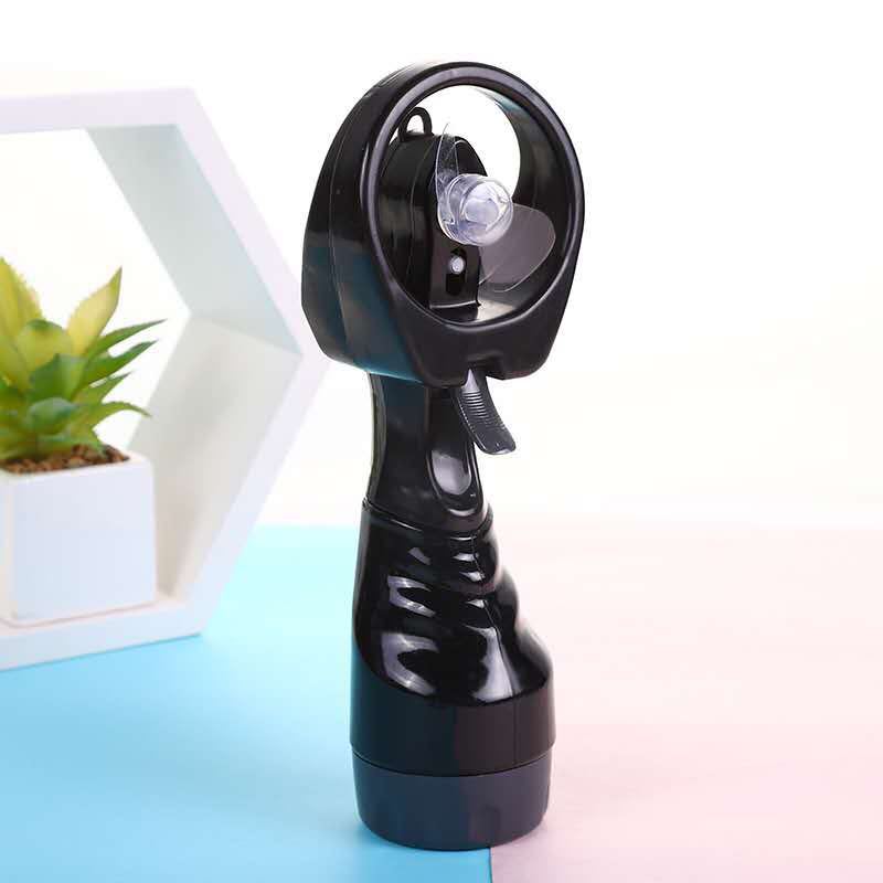source manufacturer spray fan handheld convenient hand-cranking humidifier mini water spray battery little fan advertising printing details Picture