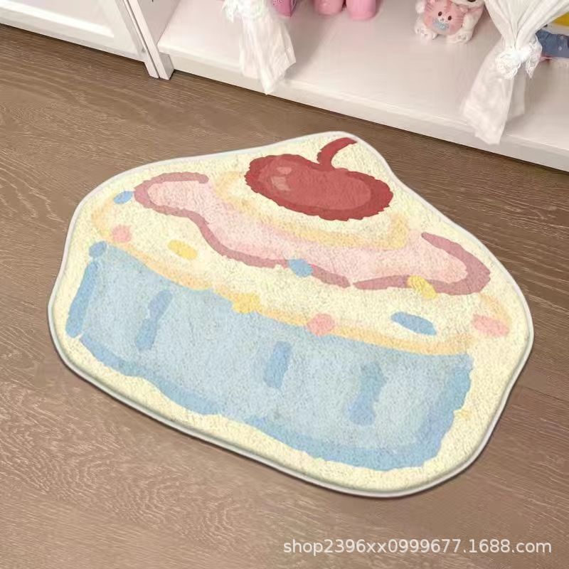 absorbent non-slip mat cashmere carpet cartoon bathroom toilet bathroom mat foot mat absorbent bathroom mats Item Picture
