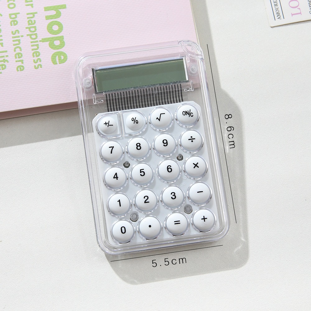 candy color mini calculator cute small portable good-looking student pocket computer special large wholesale Application Scenario