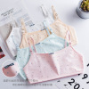 student growth period girl's underwear quilted chest wrap underwear adjustable spaghetti-strap strap vest 8871 Item Picture