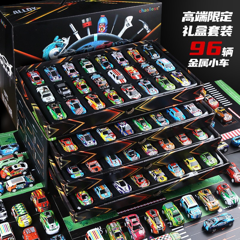 cross-border hot selling 48 alloy power control car container metal inertia children boy toy car gift Specification drawing