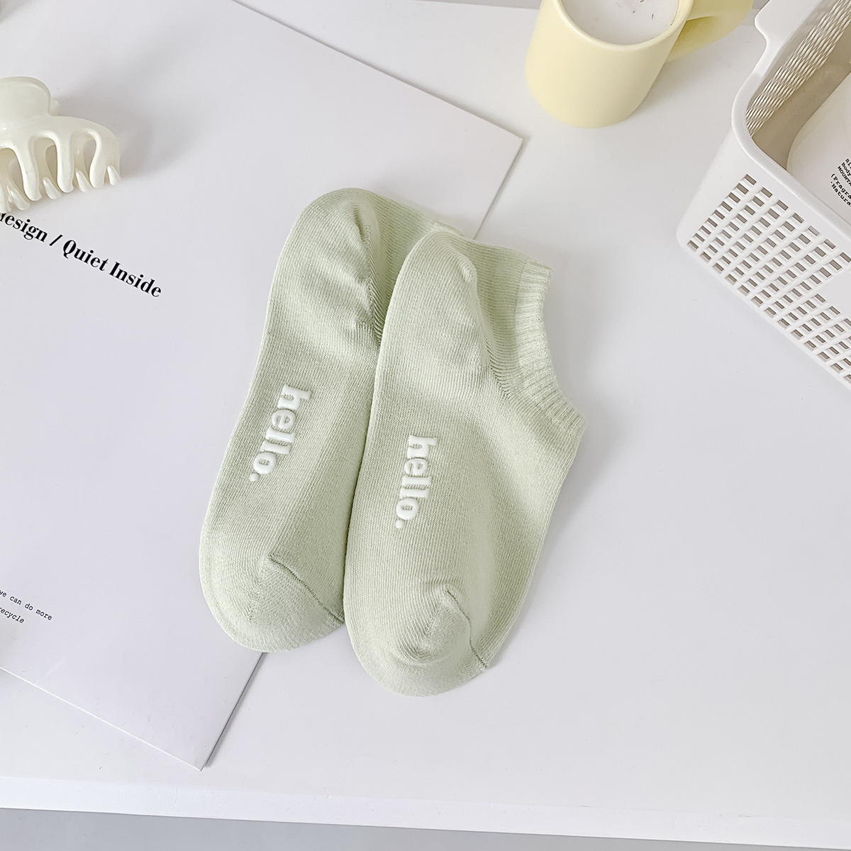 socks women's boat socks summer combed cotton low-cut non-slip tight socks ins all-match socks women's deodorant suction Application Scenario