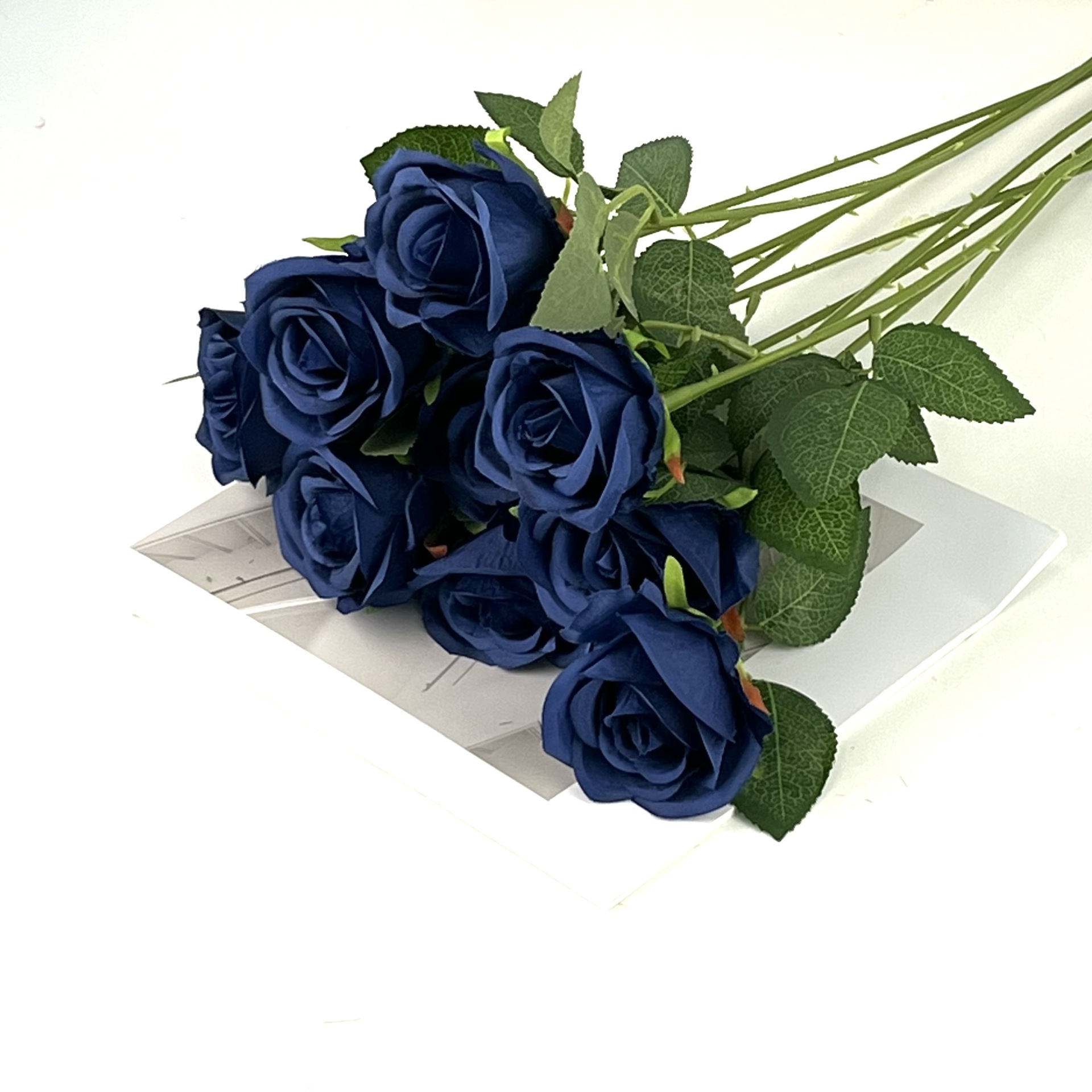 flannel artificial rose wholesale single artificial flower artificial silk flower wedding home furnishing valentine's day decoration bouquet wall full figure