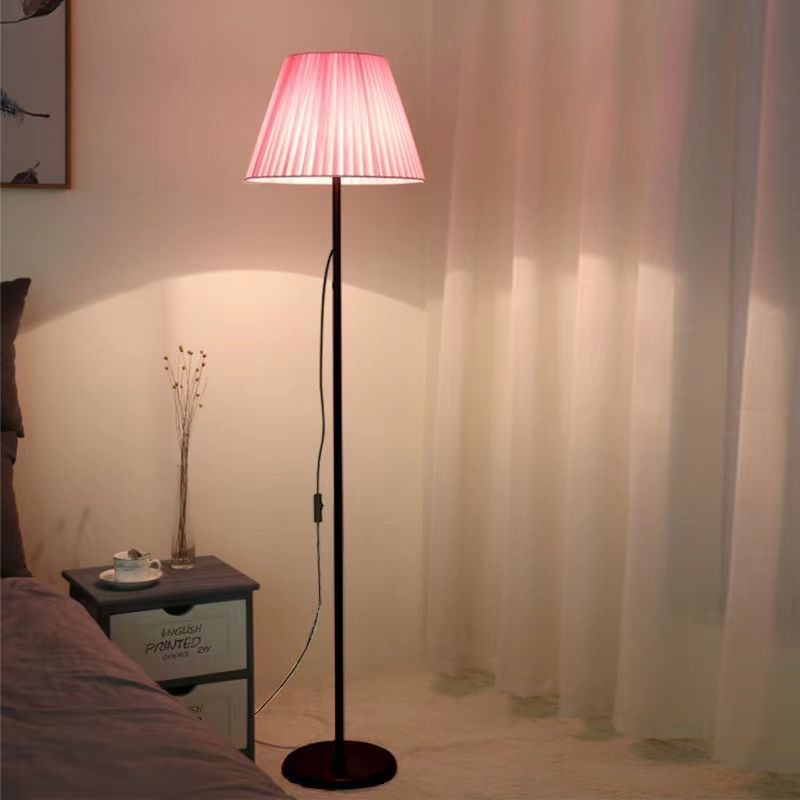 energy-saving eye protection fabric floor lamp living room study modern minimalist hotel bedroom bedside decoration table lamp vertical lamp Item Picture