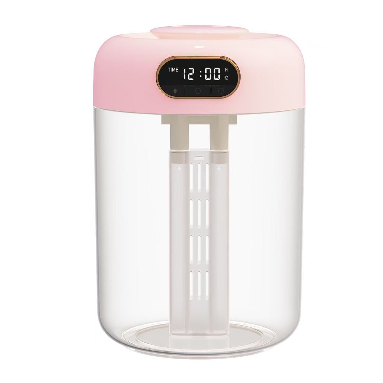 colorful night light humidifier double spout humidifier household large capacity heavy fog humidifier wholesale humidifier details Picture